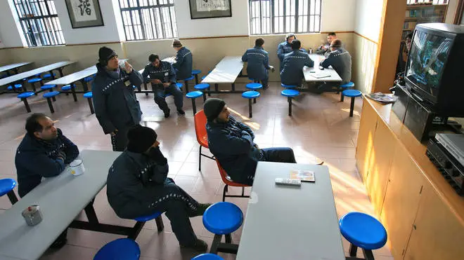 Foreign inmates at Shanghai's Qingpu Prison (File image)