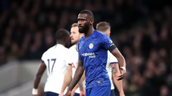 Antonio Rudiger reported racist chanting during the game