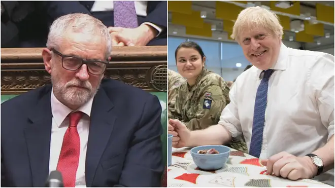 Boris Johnson and Jeremy Corbyn's Christmas messages were in stark contrast