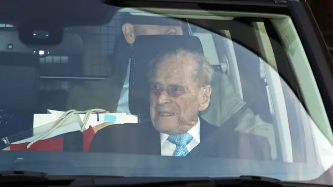 The Duke leaves hospital