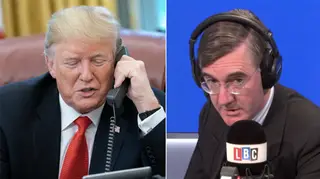 Donald Trump and Jacob Rees-Mogg both made the front pages on LBC this year