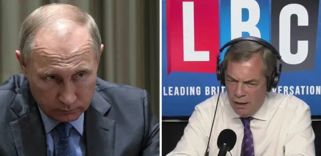 Nigel Farage had a furious row with this caller
