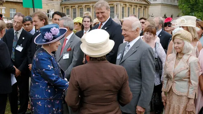 The Queen met Buzz Aldrin in 2006