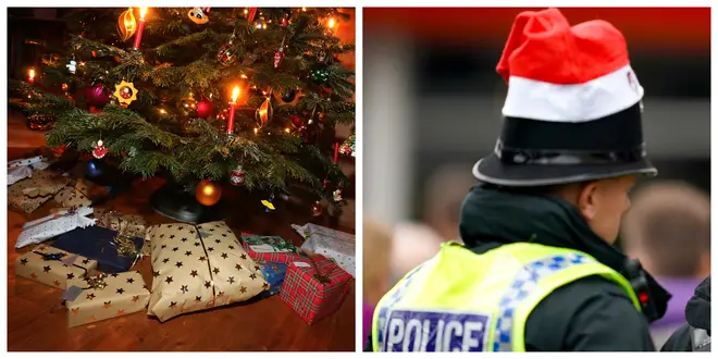 The presents were stolen on Christmas day