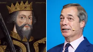Nigel Farage divided the country like William the Conqueror, says caller