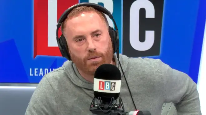 Caller explains why he now feels embarrassed to be a "white British person"
