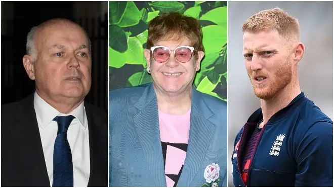 Iain Duncan Smith, Elton John and Ben Stokes are among those possibly affected