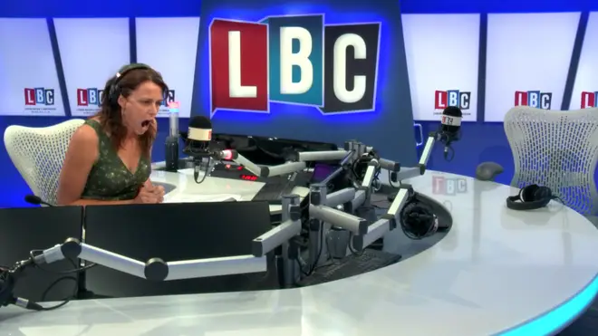 Beverley Turner was shocked by this callers' comments.