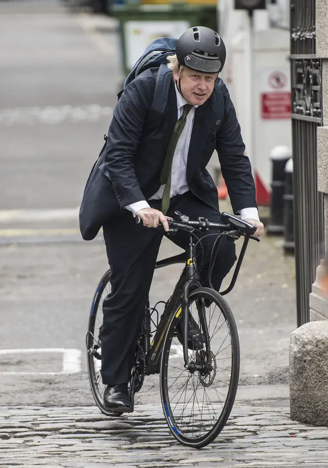 Boris Johnson said he would like a new bicycle for Christmas