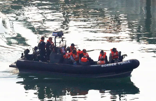 UK Border Force intercepted 11 "Iranian" nationals crossing the Channel