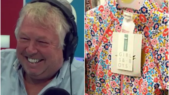 Nick Ferrari raged at the Girls And Boys tag in this store