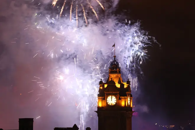 Fireworks will light up the sky at the stroke of midnight