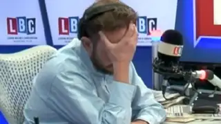 This caller left James with his head in his hands