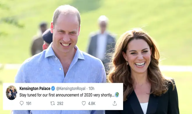 The Duke and Duchess of Cambridge have teased a major announcement coming in the New Year