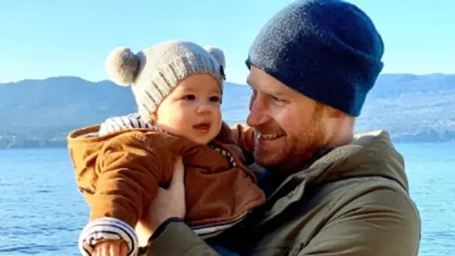 Prince Harry and baby Archie