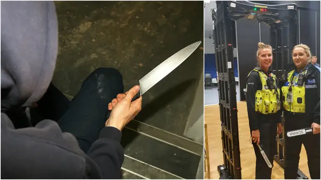 Knife arches have been deployed in schools by police