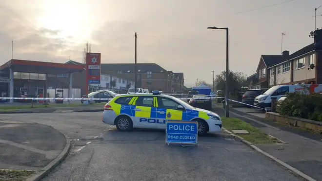 A man and woman have been killed in an alleged double murder in Deryshire