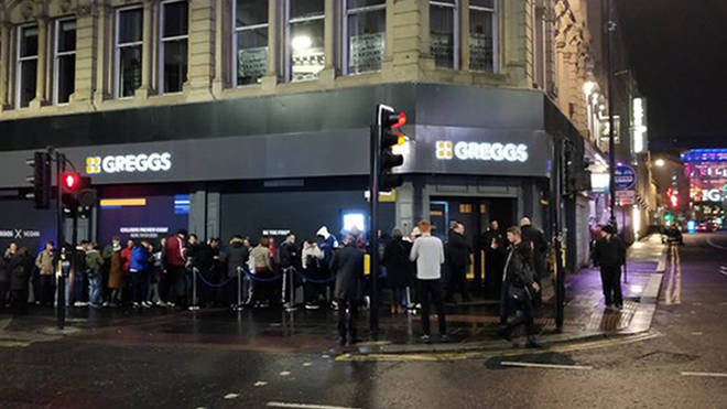 People queued for 20 minutes to try the snack in Newcastle