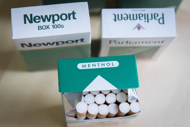 Menthol cigarettes will be banned to deter young people from taking up smoking