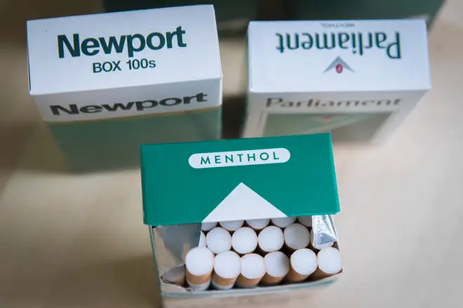 Menthol cigarettes will be banned to deter young people from taking up smoking.