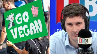'We shouldn't breed humans as they harm animals,' says vegan caller