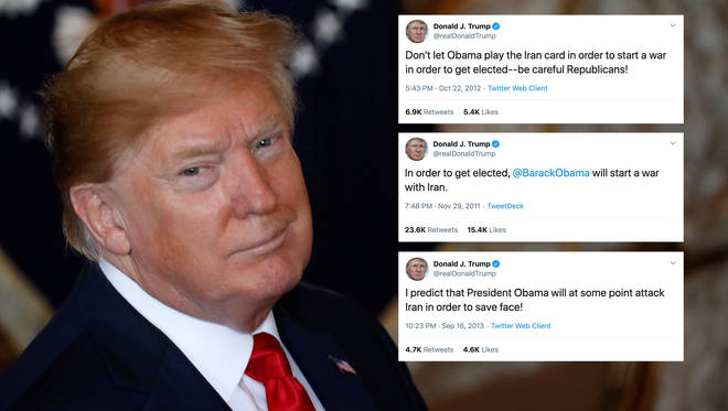 Donald Trump's old tweets have come back to haunt him