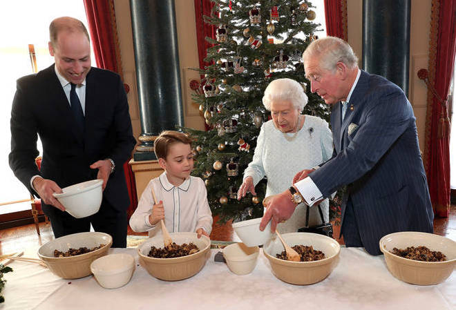 Members of the Royal Family baking festive treats