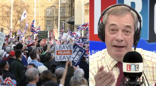 Nigel Farage revealed a Brexit night party
