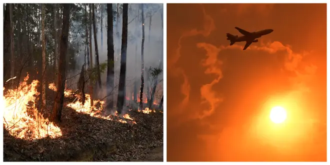 The fires are continuing across Australia