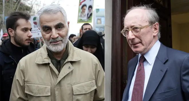 Sir Malcolm Rifkind said the US had to send a signal over General Soleimani