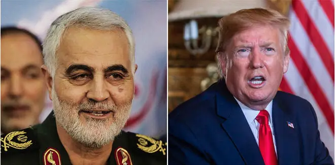 Donald Trump has insisted he ordered the killing of Iranian General Qassem Soleimani to "stop a war"