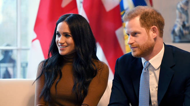 The couple visited Canada House on Tuesday