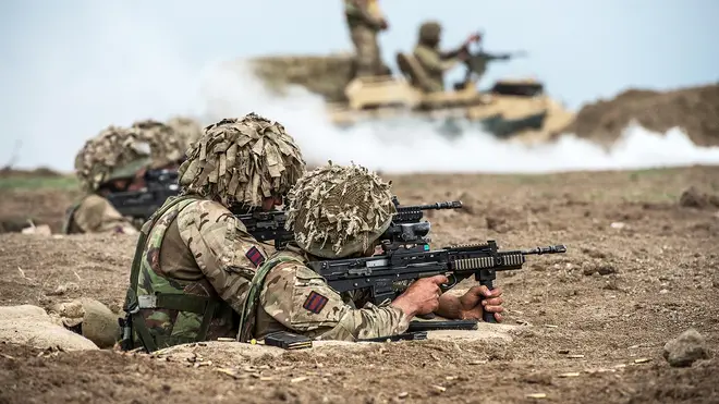 The defence secretary has said British forces are on standby to deploy to the region