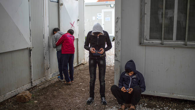 Children are currently in camps across Europe