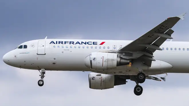The child's lifeless body was found in the landing gear of an Air France plane