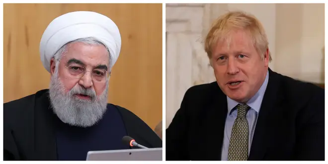 Hassan Rouhani and Boris Johnson had a phone conversation