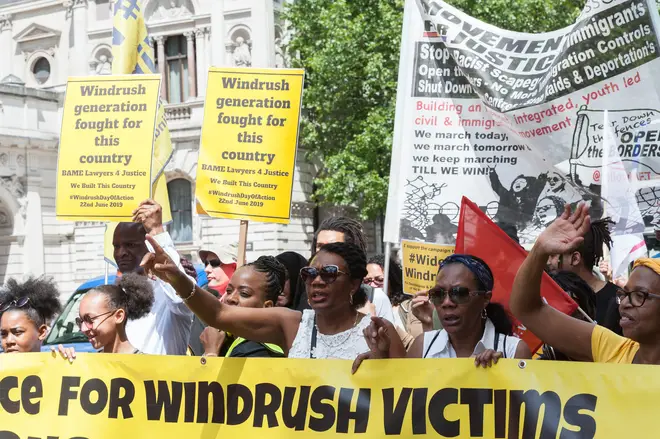 Windrush Day demonstration In London