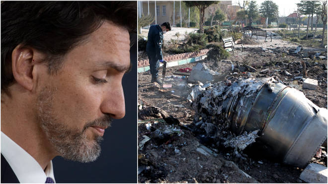Canadian Prime Minister Justin Trudeau said there was evidence to suggest the airliner had been down by a missile.