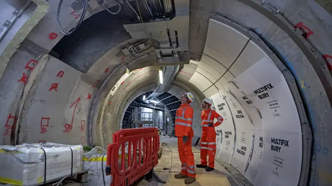 Part of the new Crossrail transport system will open next summer