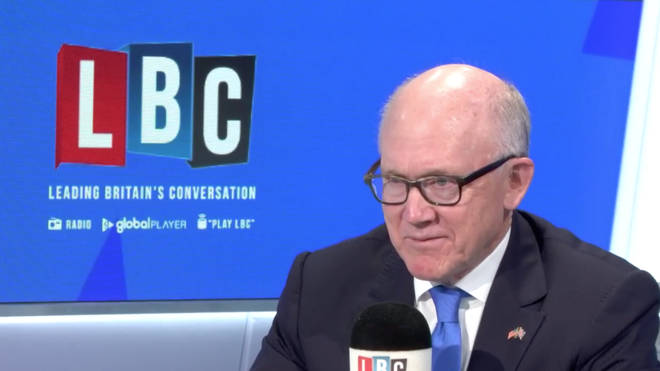 The US Ambassador to the UK was speaking to LBC