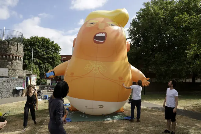 The Donald Trump Baby balloon