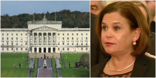 Mary Lou McDonald has said a draft deal has been agreed to bring back Stormont