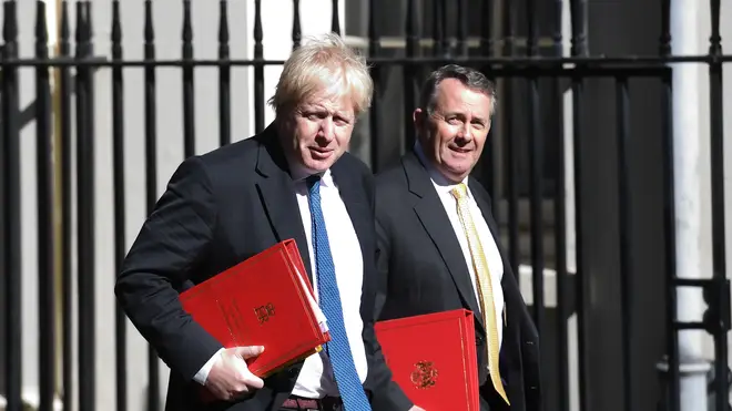 Boris Johnson with Dr Liam Fox