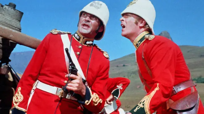 Michael Caine featured in the 1964 historical war film Zulu depicting the Battle of Rorke's Drift between the British Army and the Zulu's in 1879.