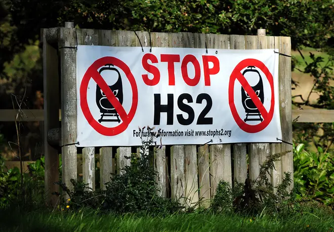 HS2 protesters have tried to block the path of construction workers