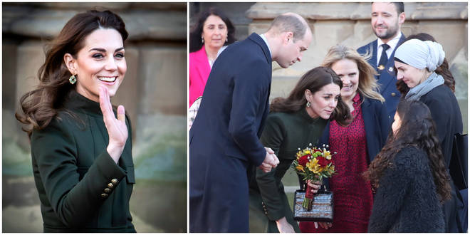 The Duke and Duchess of Cambridge made a joint appearance in Bradford today
