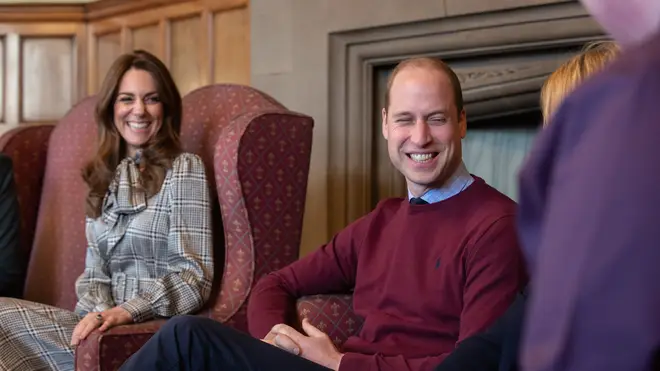 Kate and William couldn't keep the smiles off their faces