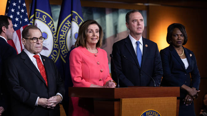 Ms Pelosi earlier appointed the managers for the trial, who will act as prosecutors