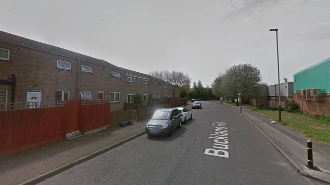 Four men were arrested in Buckland Road, Leicester