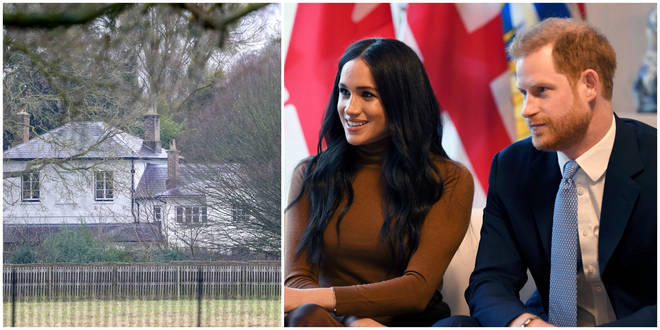 The staff of Frogmore Cottage are being moved while Harry and Meghan are in Canada
